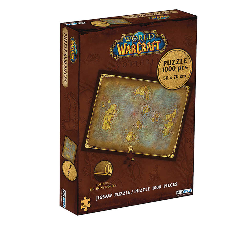 World Of Warcraft Azeroth Map 1000pc Puzzle