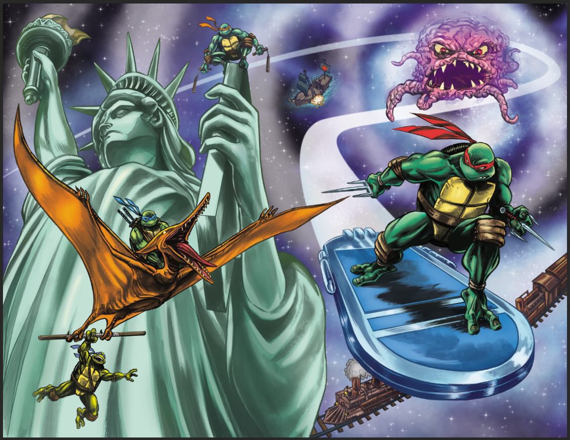 Teenage Mutant Ninja Turtles 40th Anniversary Comics Celebration  - Secret ID Store Exclusive Foil Variant